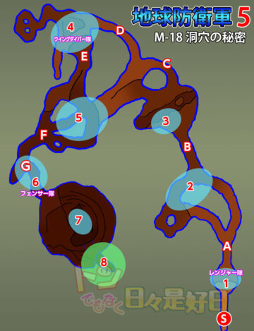 EDF5-M18洞窟マップ